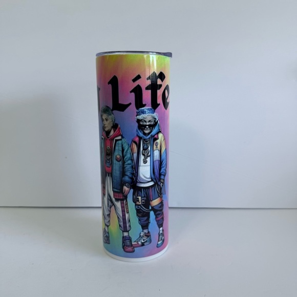 Golden Girls Thug Life 20oz Skinny Tumbler - Picture 4 of 4